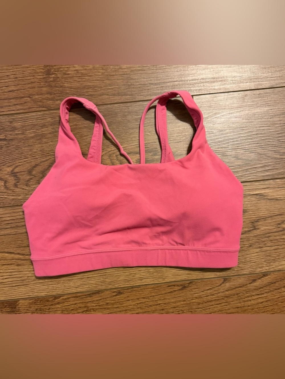 Athleta Pink Racerback Seamless Sports Bra‎